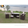 New arrival High quality dining set rattan garden patio dining table and chair set